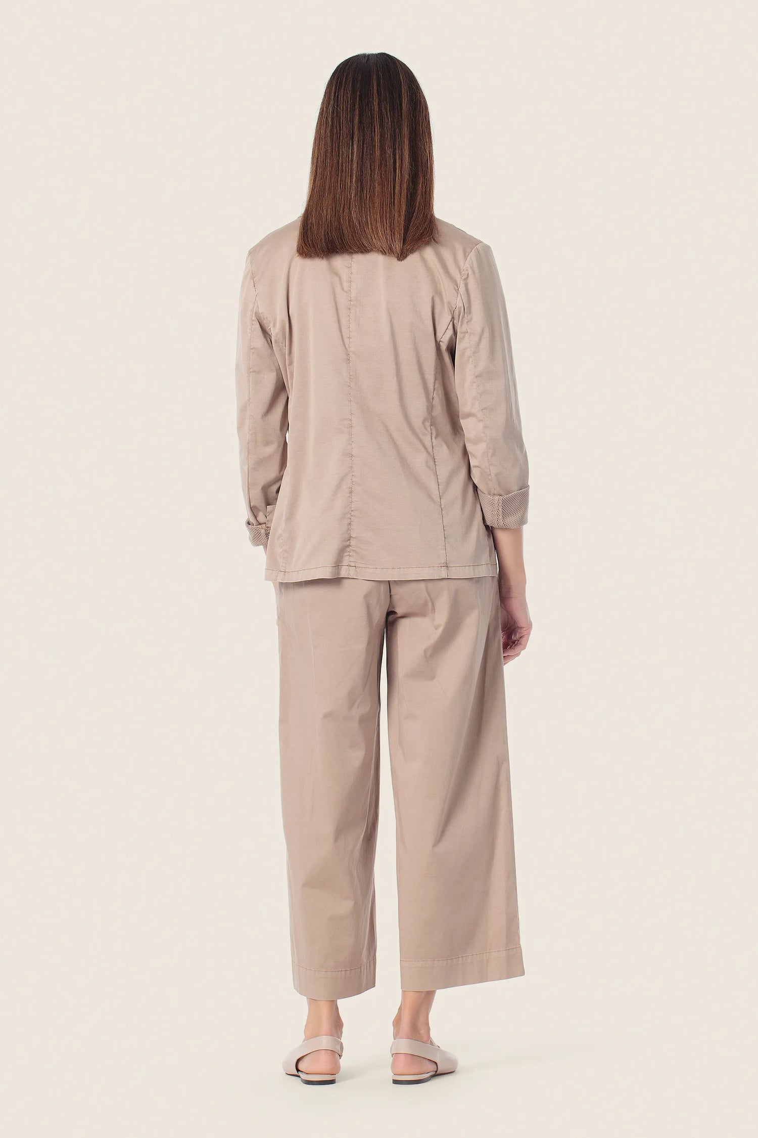 Gerry Weber Beige Camel 0 Beige Blazer With Pockets SKU: N60163_144 Image 04
