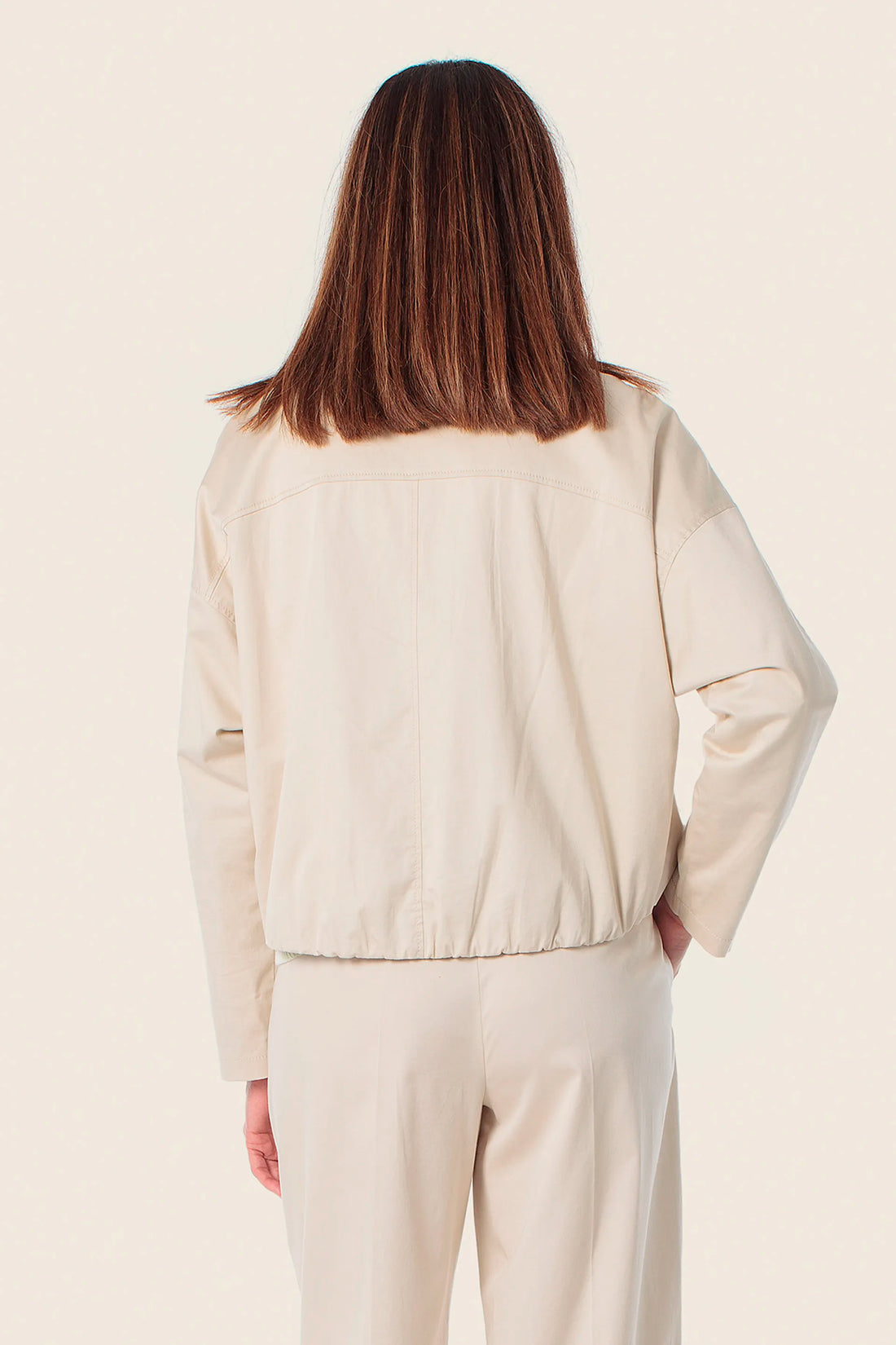 Gerry Weber Beige Sand 0 Sporty Style Jacket SKU: N60170_129 Image 02
