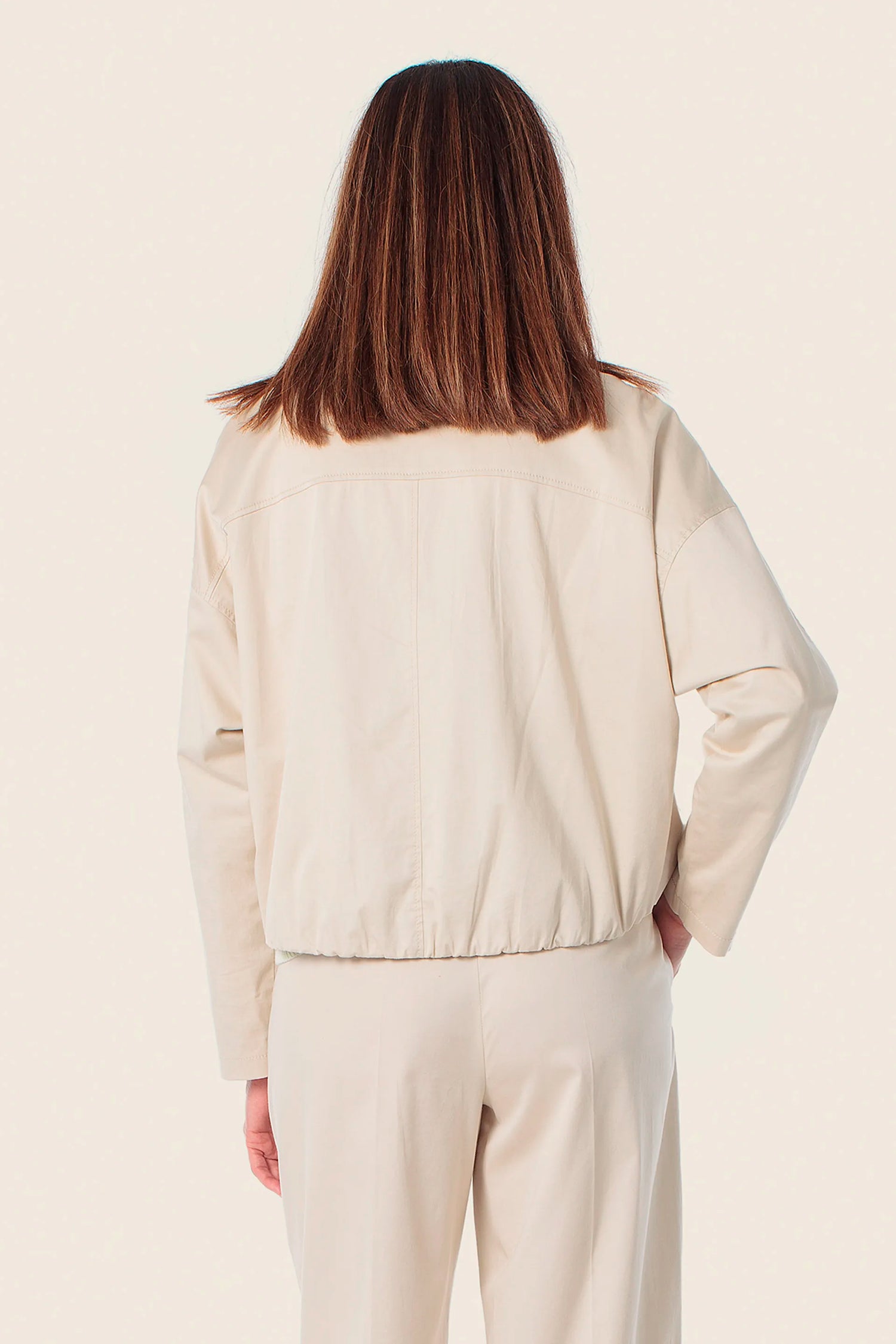 Gerry Weber Beige Sand 0 Sporty Style Jacket SKU: N60170_129 Image 02