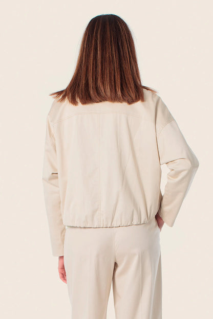 Gerry Weber Beige Sand 0 Sporty Style Jacket SKU: N60170_129 Image 02