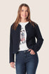 Gerry Weber Blue Navy Women Printed Jacket SKU: N60276_104 Image 01
