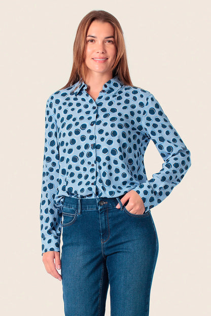 Gerry Weber 0 0 Printed Blouse SKU: N60450_340 Image 01