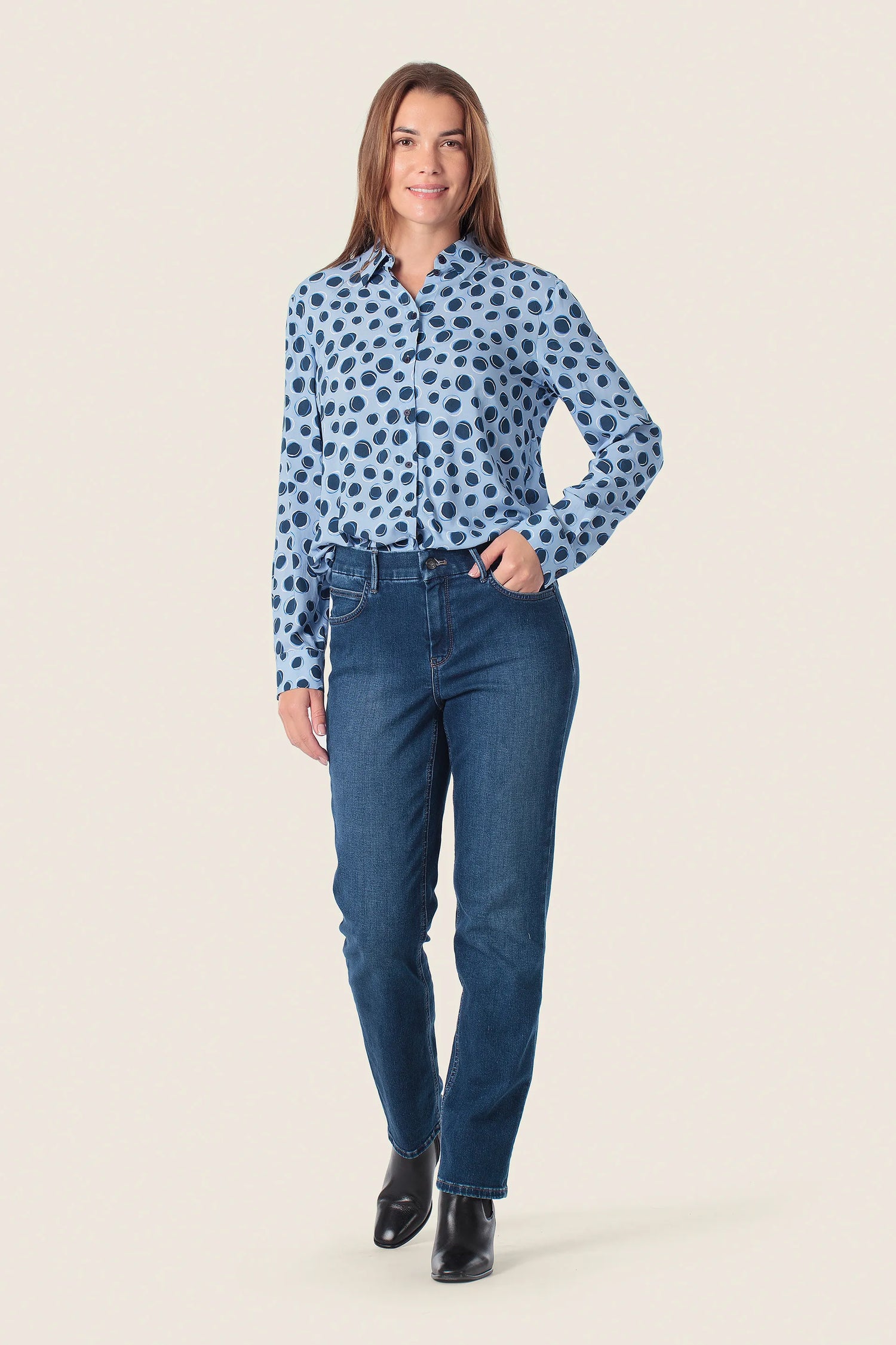 Gerry Weber 0 0 Printed Blouse SKU: N60450_340 Image 03