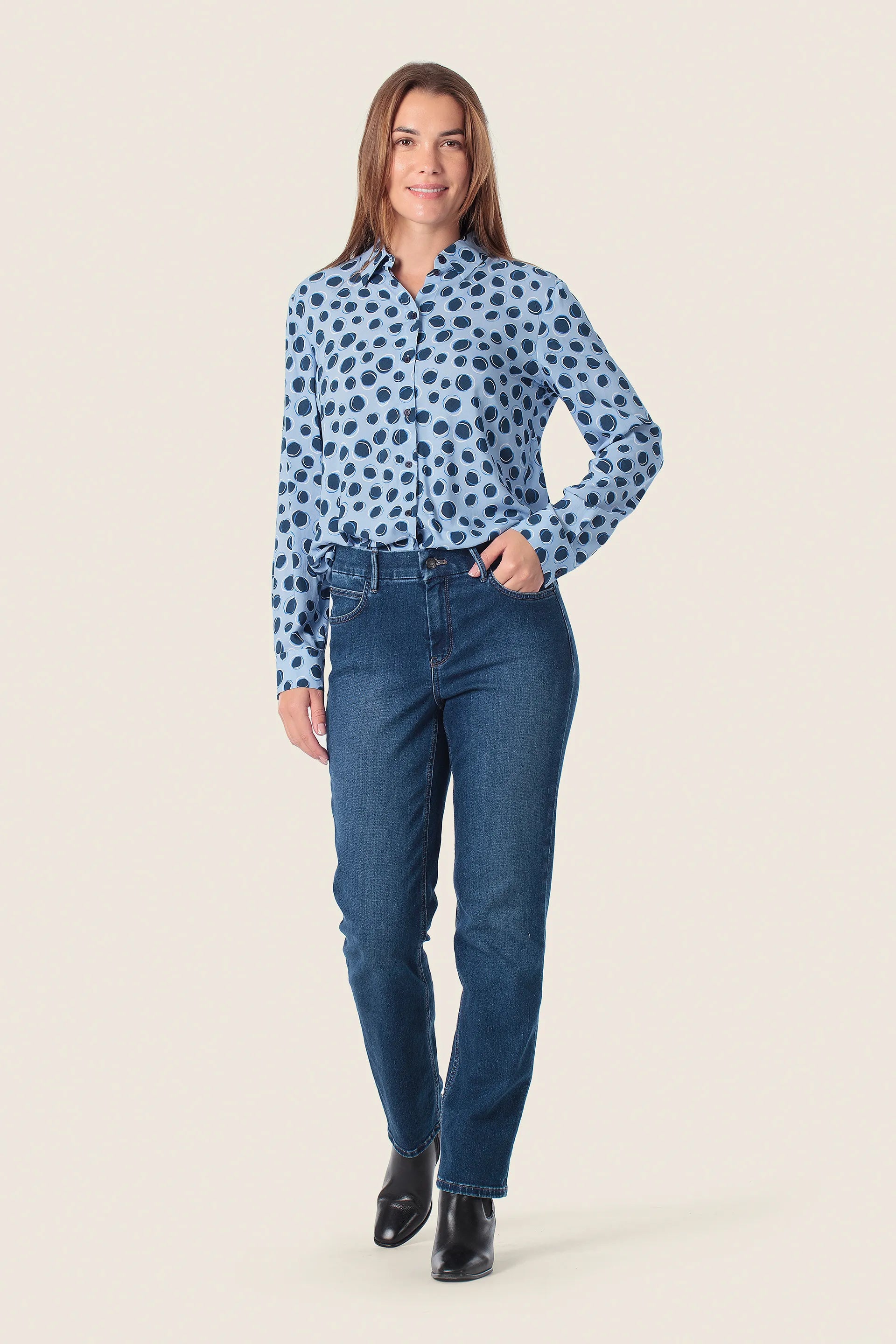 Gerry Weber 0 0 Printed Blouse SKU: N60450_340 Image 03