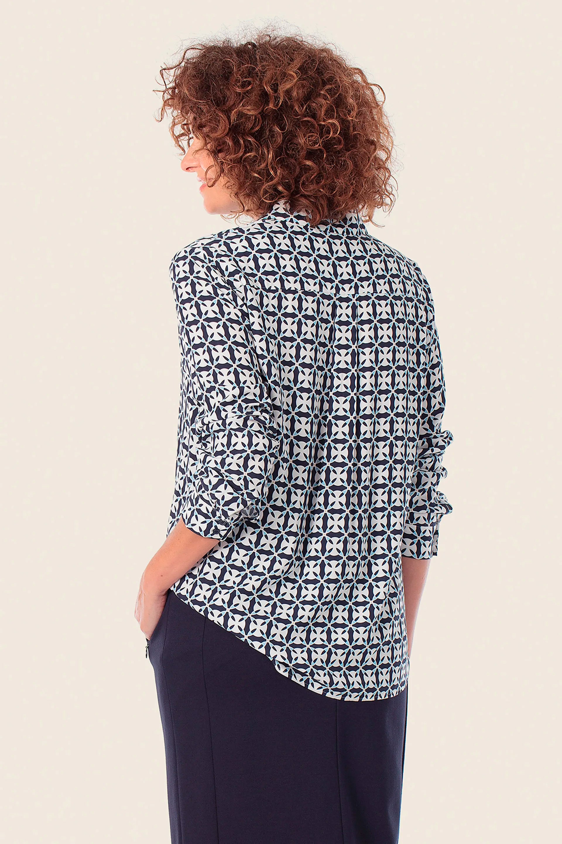 Gerry Weber 0 0 Printed Blouse SKU: N60459_272 Image 02