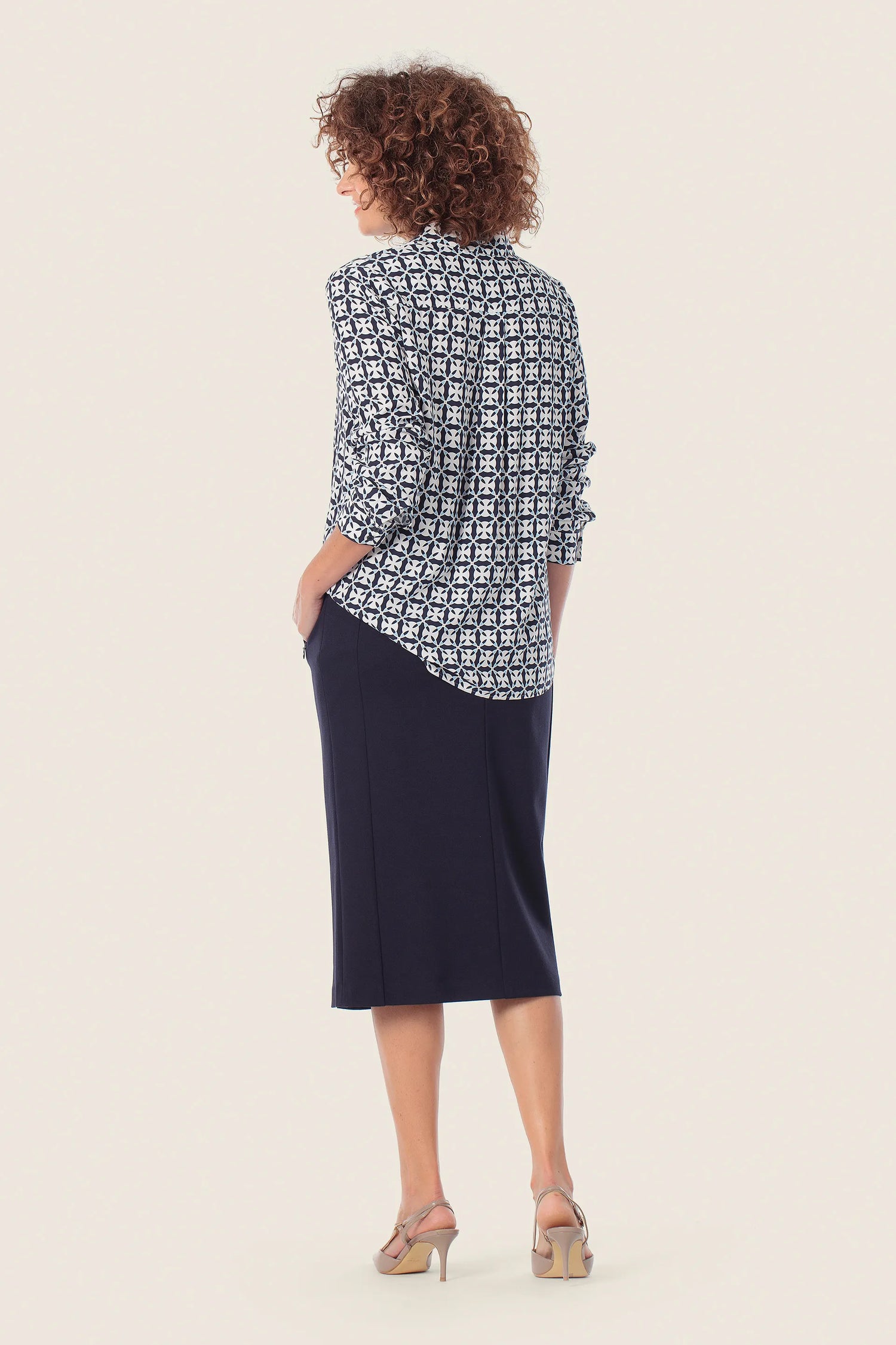 Gerry Weber 0 0 Printed Blouse SKU: N60459_272 Image 04