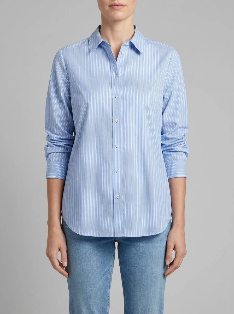 Gerry Weber Blue Sky Women Striped Blouse with Rhinestones SKU: N60460_125 Image 00