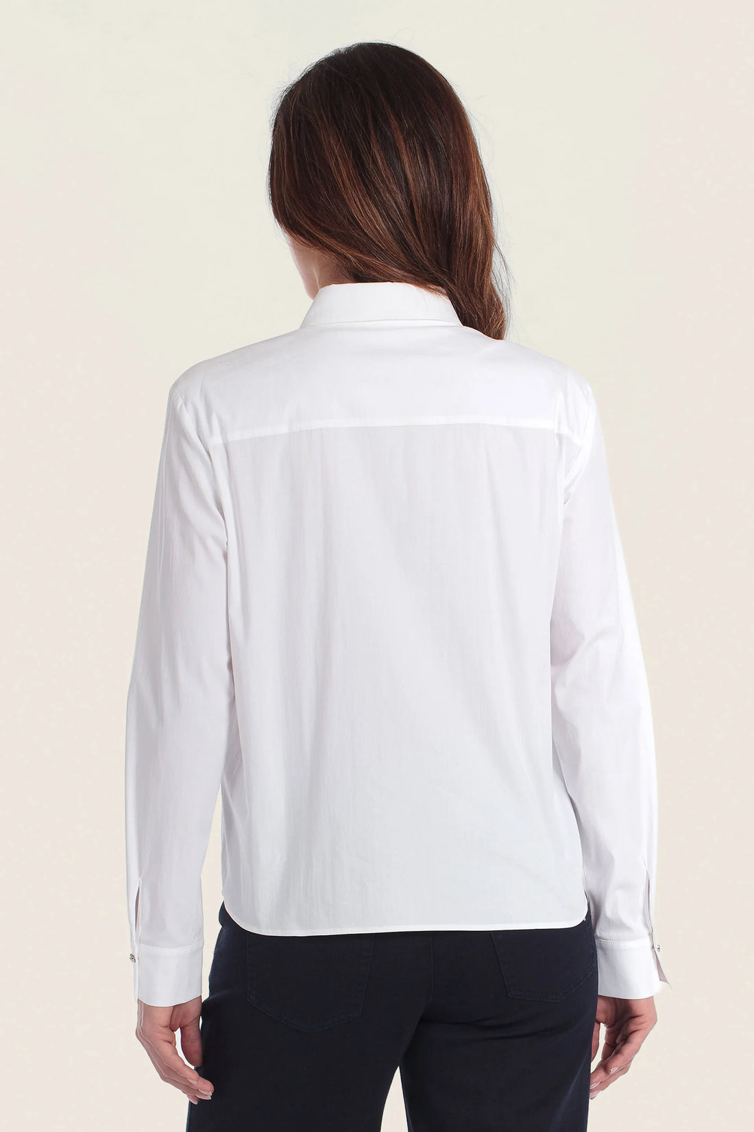 Gerry Weber White 0 Pleated Blouse Asymmetric SKU: N60465_102 Image 02