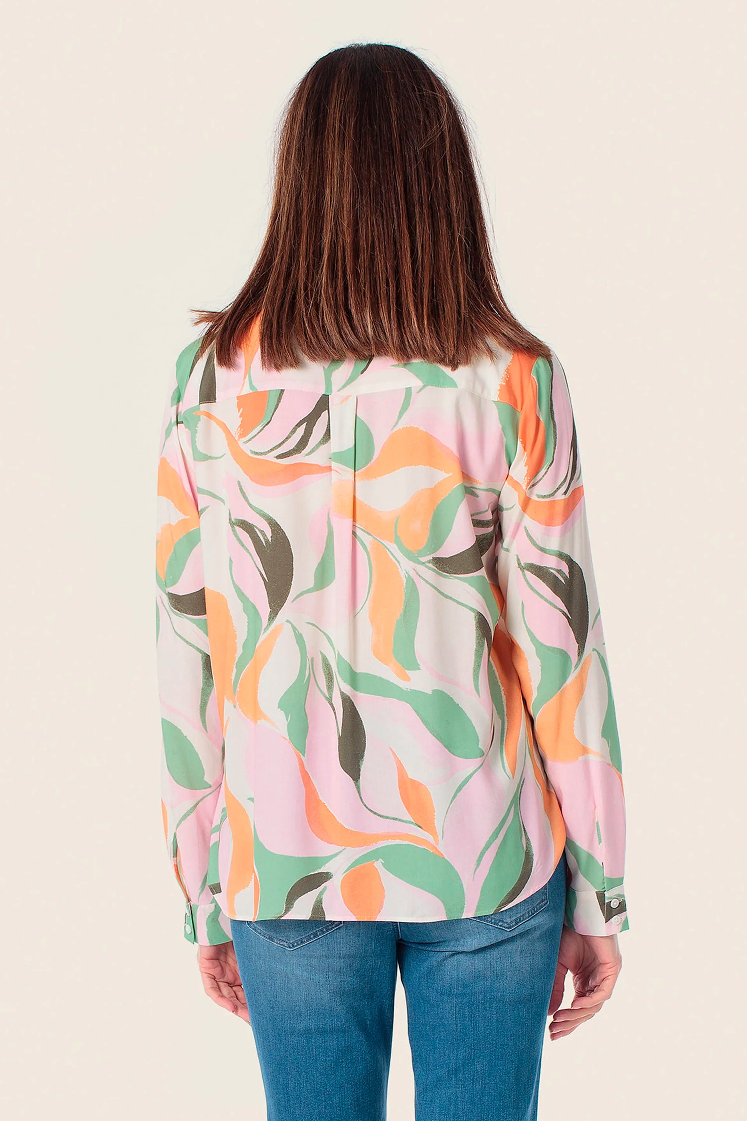 Gerry Weber Several Colors 0 Long Sleeve Printed Blouse SKU: N60468_101 Image 02