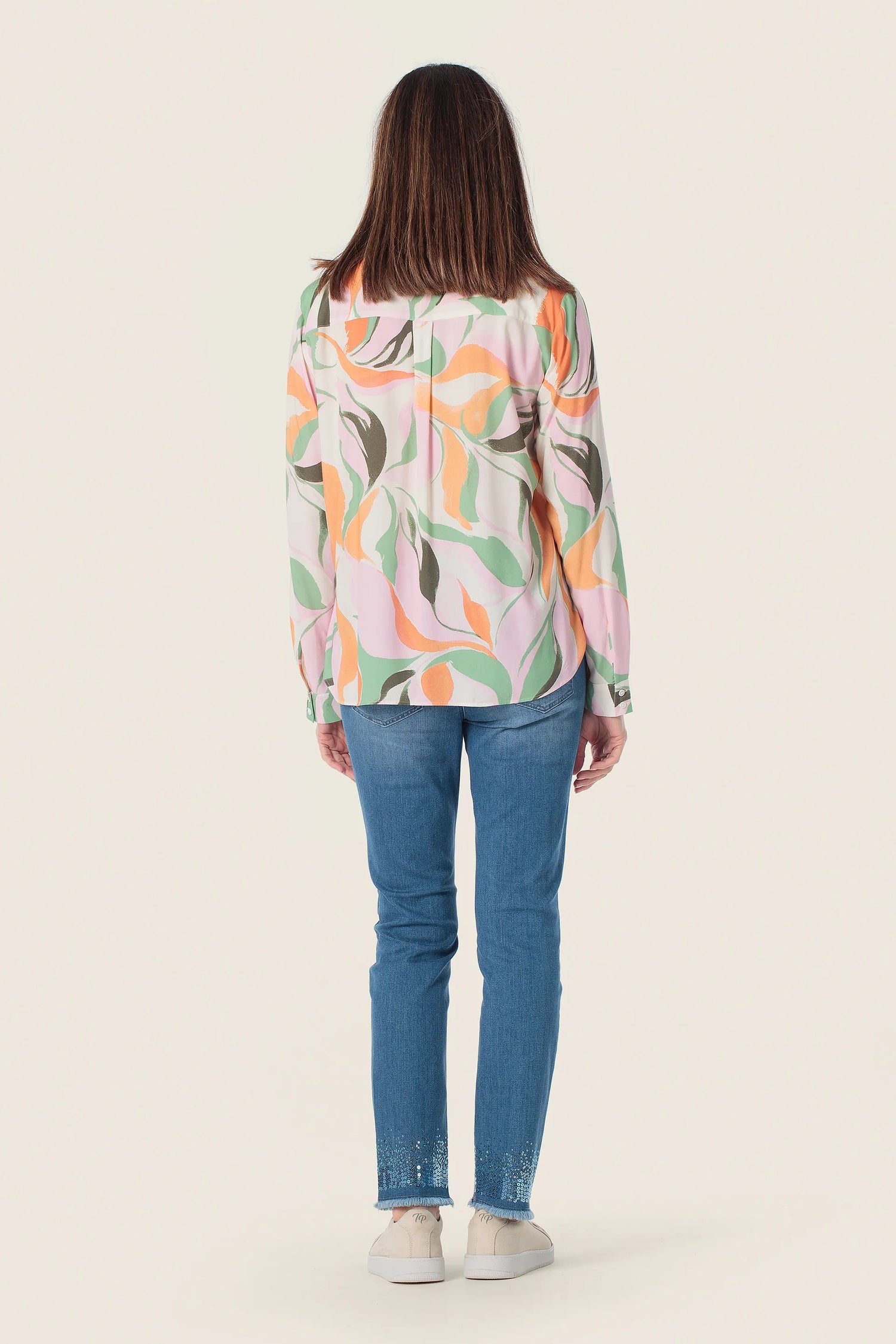 Gerry Weber Several Colors 0 Long Sleeve Printed Blouse SKU: N60468_101 Image 04
