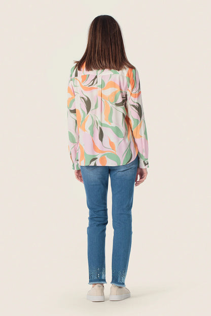 Gerry Weber Several Colors 0 Long Sleeve Printed Blouse SKU: N60468_101 Image 04