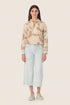 Gerry Weber Yellow Corn 0 Long Sleeve Printed Blouse SKU: N60478_358 Image 01