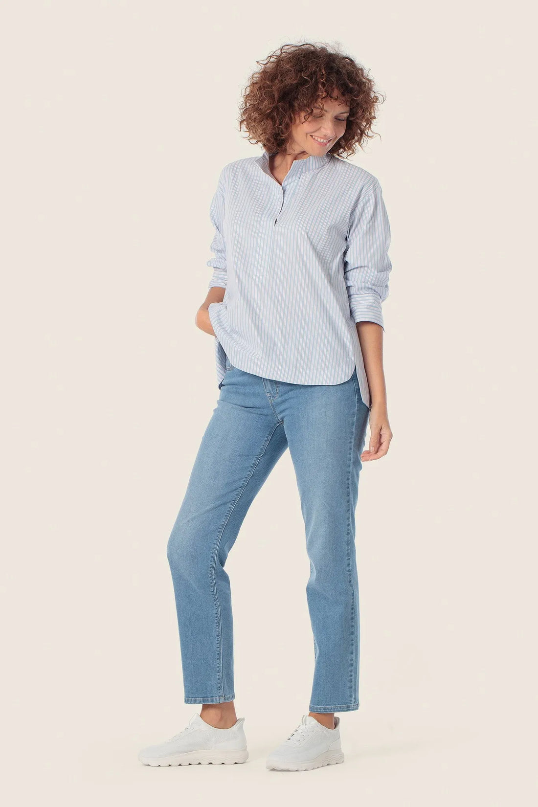 Gerry Weber Blue Sky Women Blue Blouse SKU: N60601_125 Image 01