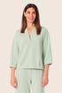 Gerry Weber Green Mint 0 Green Sweatshirt With V-Neck Collar SKU: N60603_218 Image 01