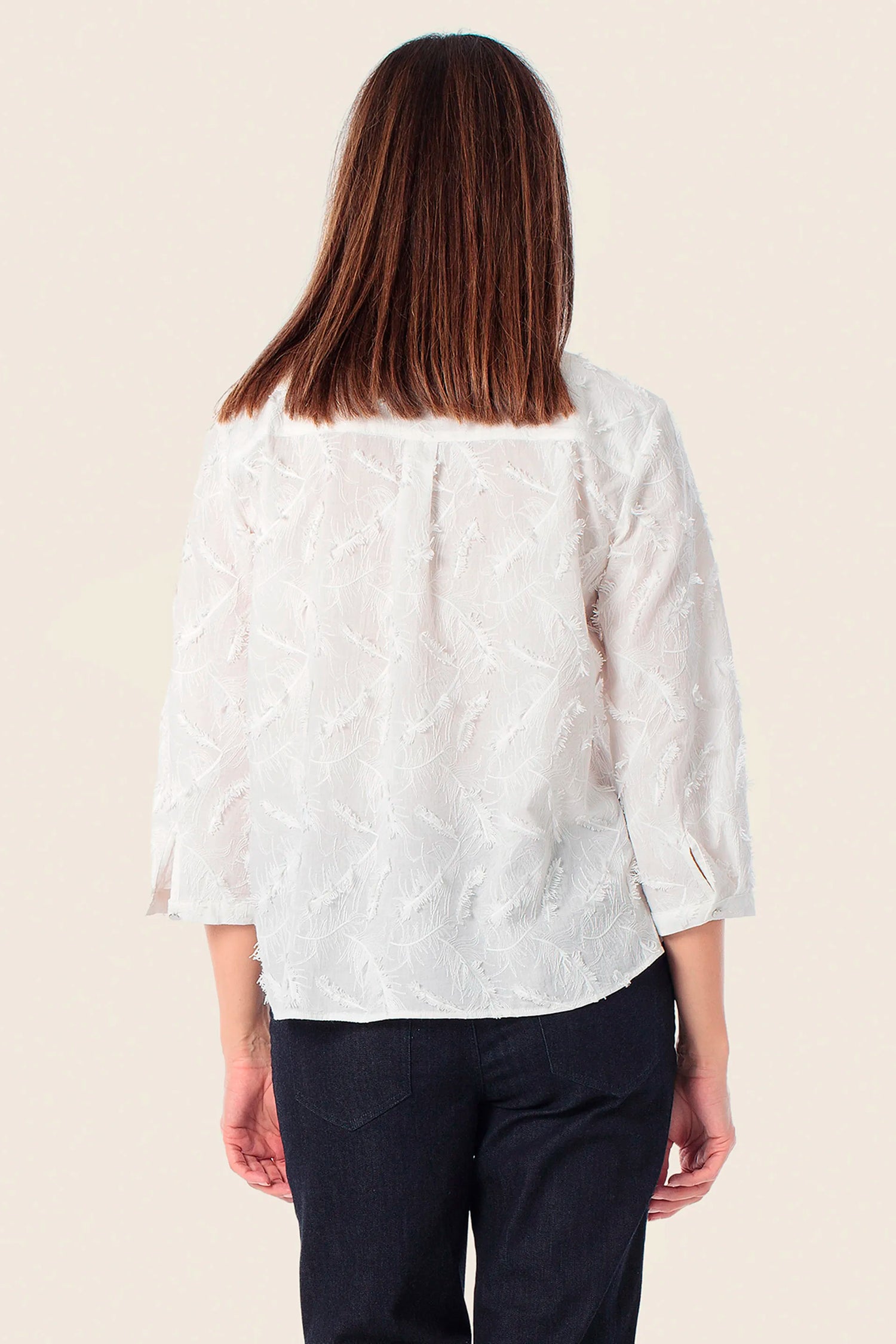 Gerry Weber White 0 White Blouse With Applique SKU: N61012_102 Image 02