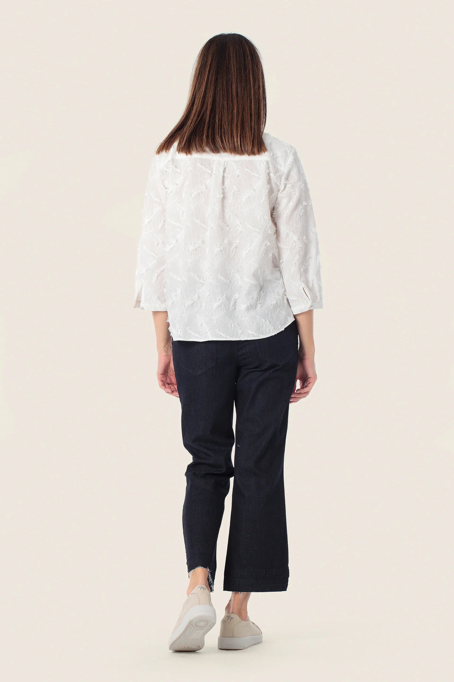 Gerry Weber White 0 White Blouse With Applique SKU: N61012_102 Image 04
