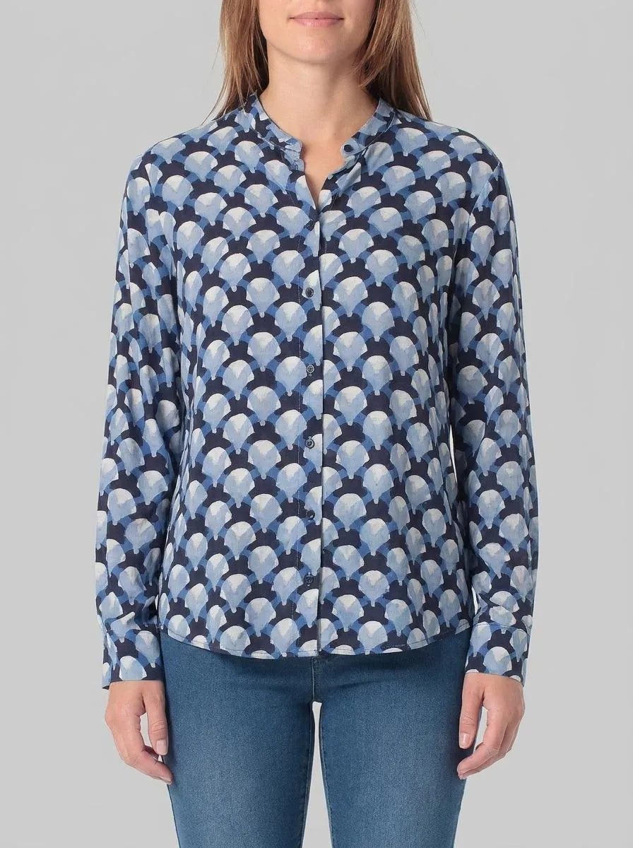 Gerry Weber Blue Mosaic Women Printed Blouse SKU: N61030_274 Image 00