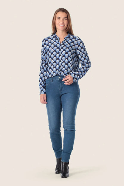 Gerry Weber Blue Mosaic Women Printed Blouse SKU: N61030_274 Image 03