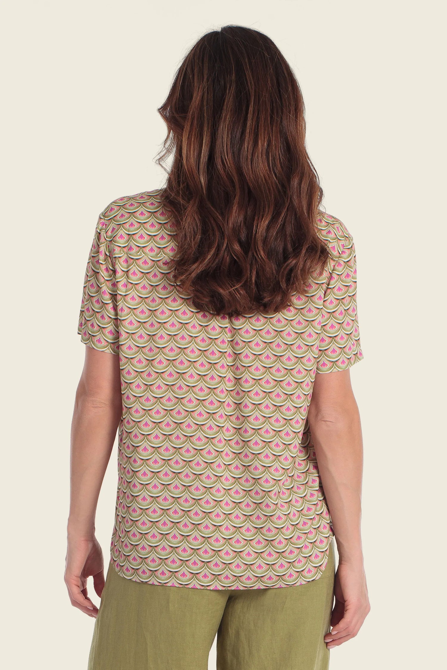 Gerry Weber Ornament Print 0 Printed Blouse SKU: N61033_619 Image 02