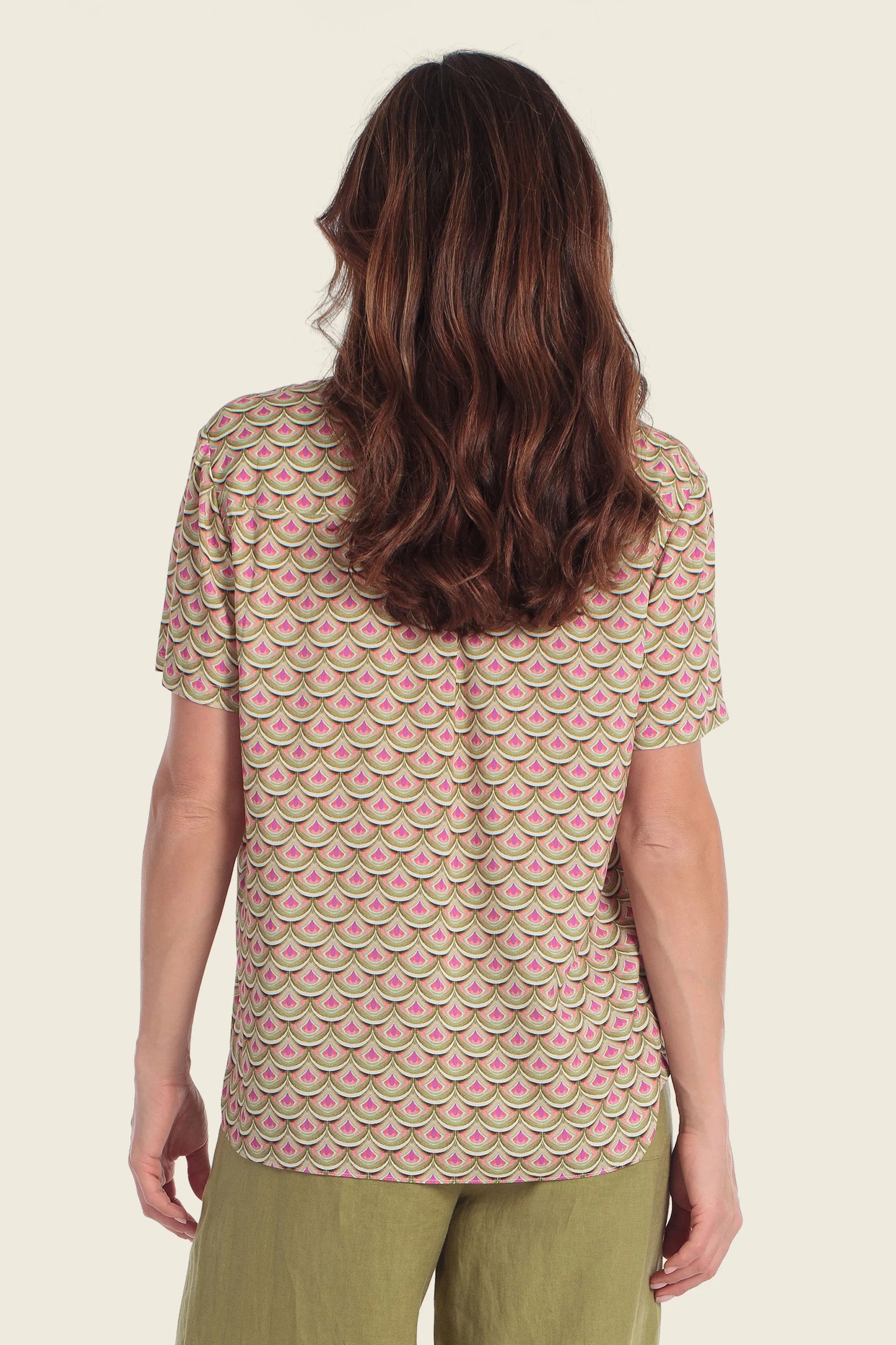 Gerry Weber Ornament Print 0 Printed Blouse SKU: N61033_619 Image 02