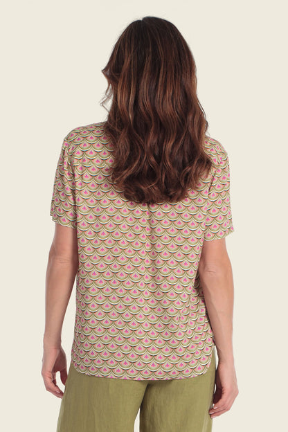 Gerry Weber Ornament Print 0 Printed Blouse SKU: N61033_619 Image 02