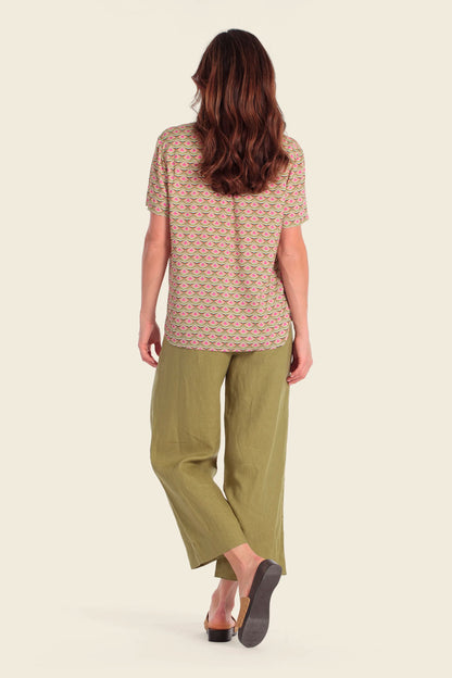 Gerry Weber Ornament Print 0 Printed Blouse SKU: N61033_619 Image 04