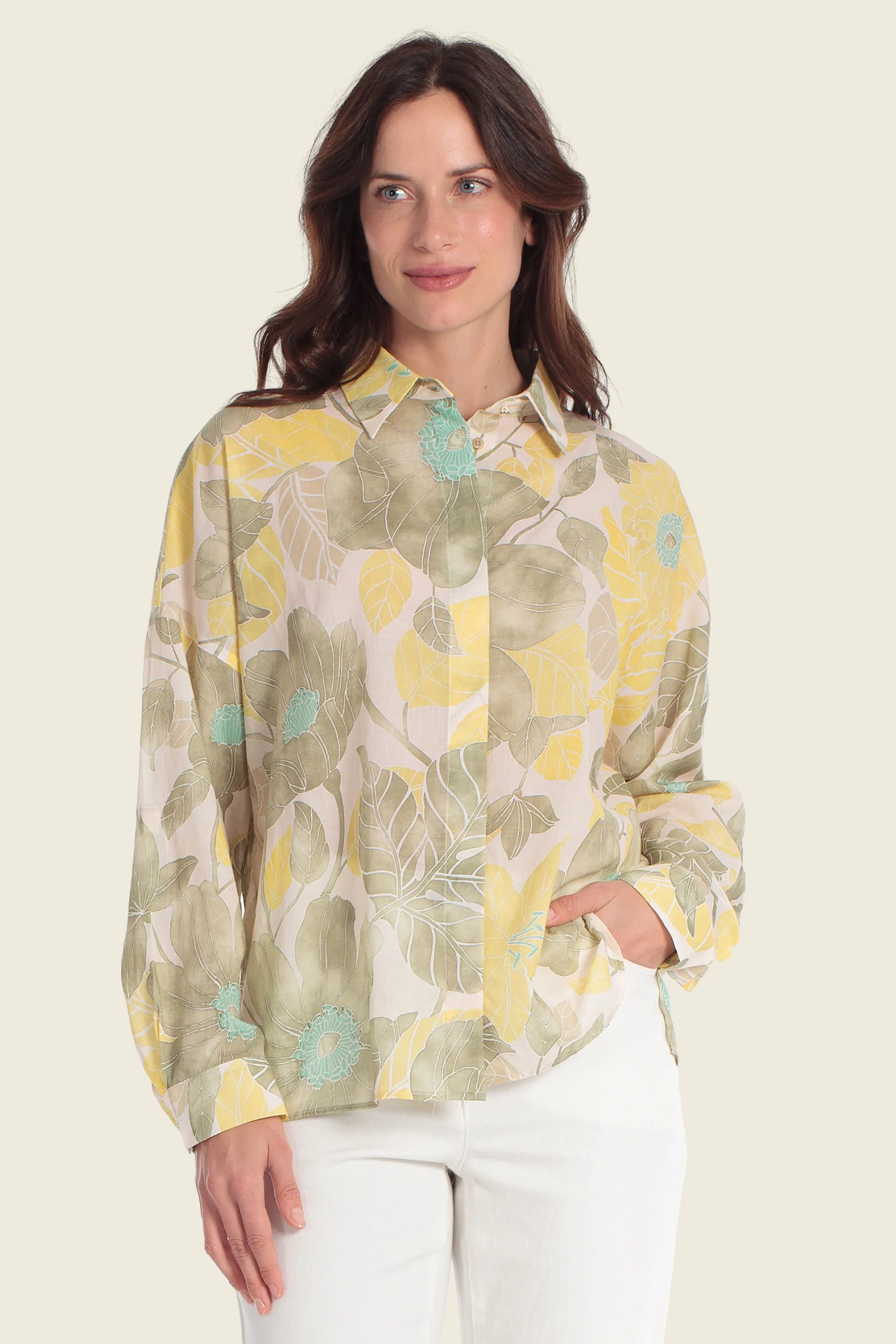 Gerry Weber Blossom Print 0 Printed Blouse SKU: N61034_622 Image 01