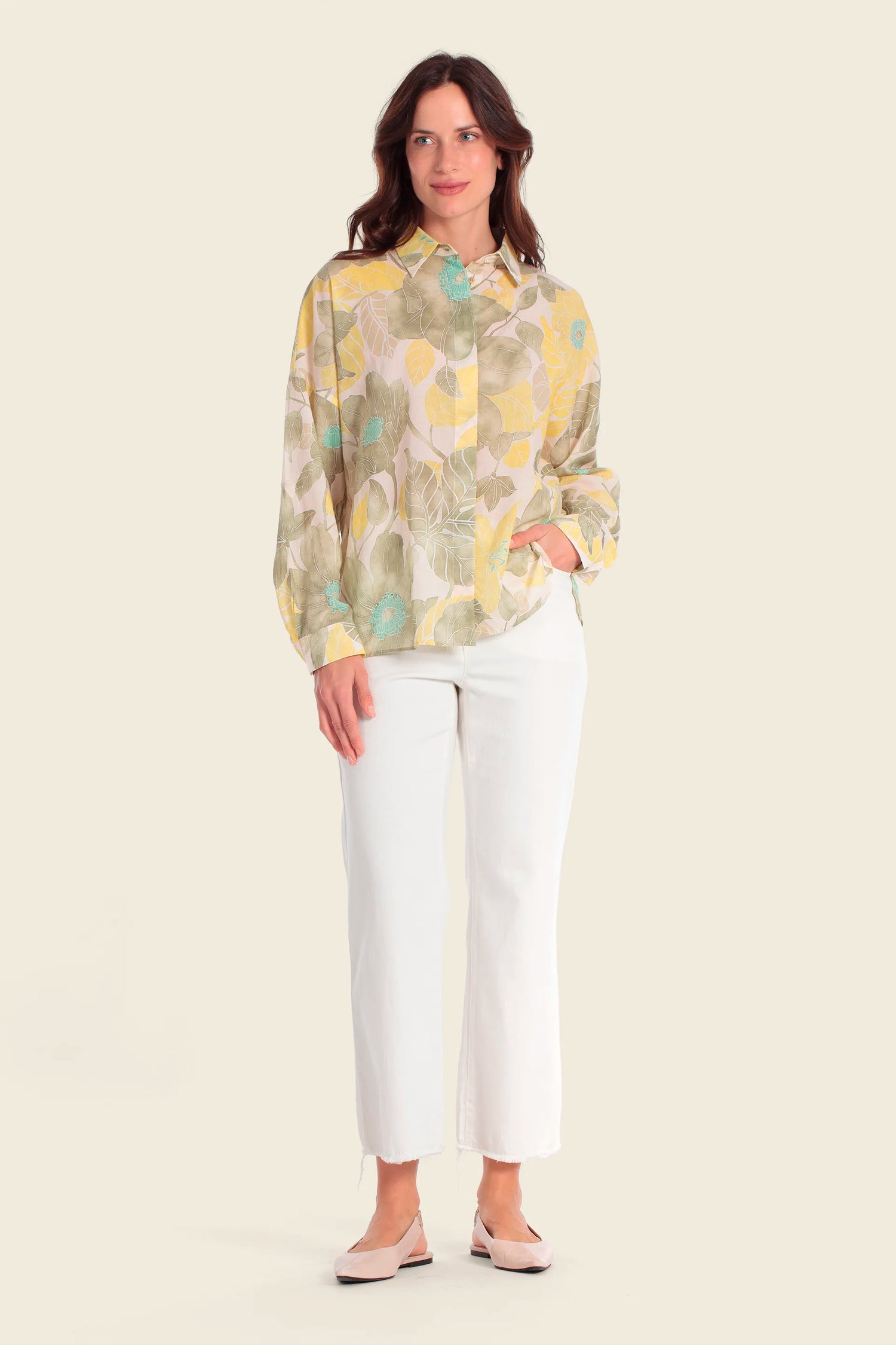 Gerry Weber Blossom Print 0 Printed Blouse SKU: N61034_622 Image 03