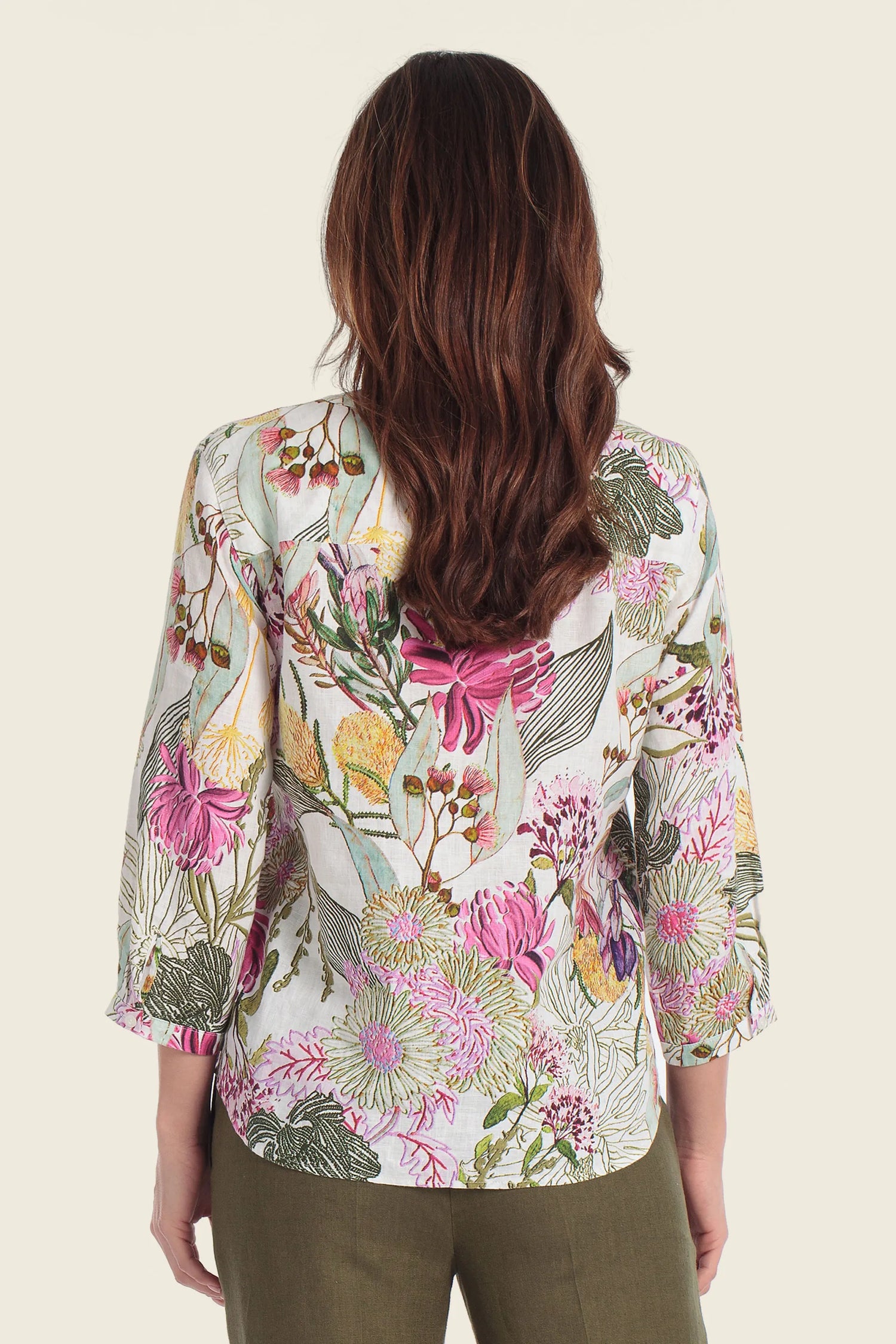 Gerry Weber Flower Print 0 Printed Blouse SKU: N61040_667 Image 02