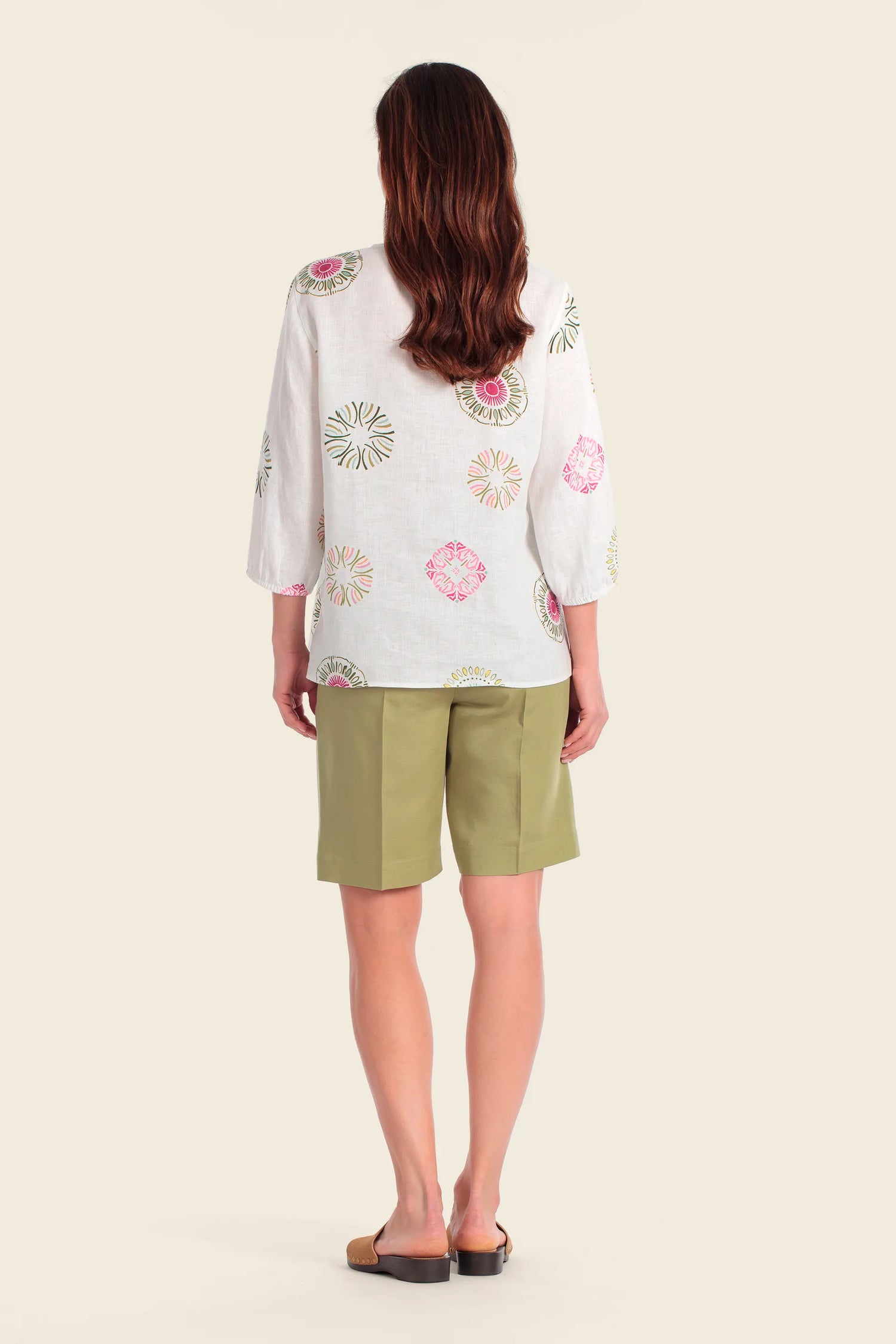 Gerry Weber Aop Ornament Print 0 White Printed Blouse SKU: N61041_669 Image 04