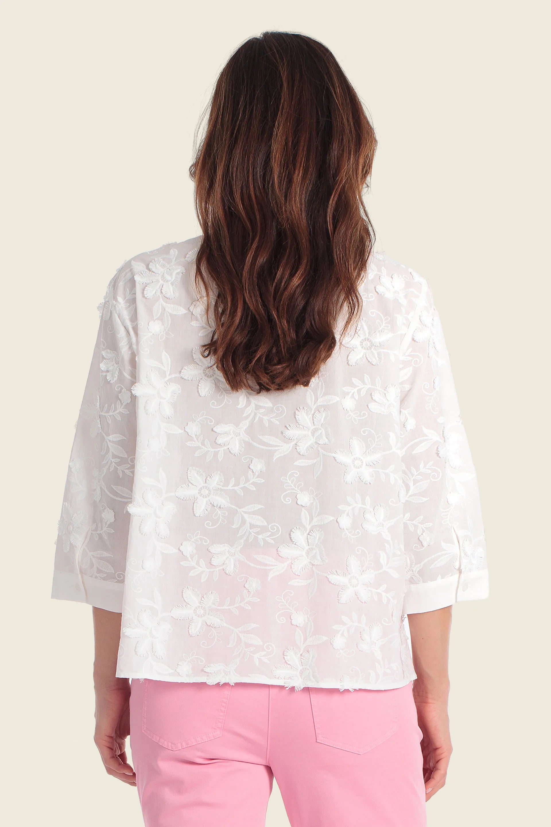 Gerry Weber White Women Blouse SKU: N61044_102 Image 02