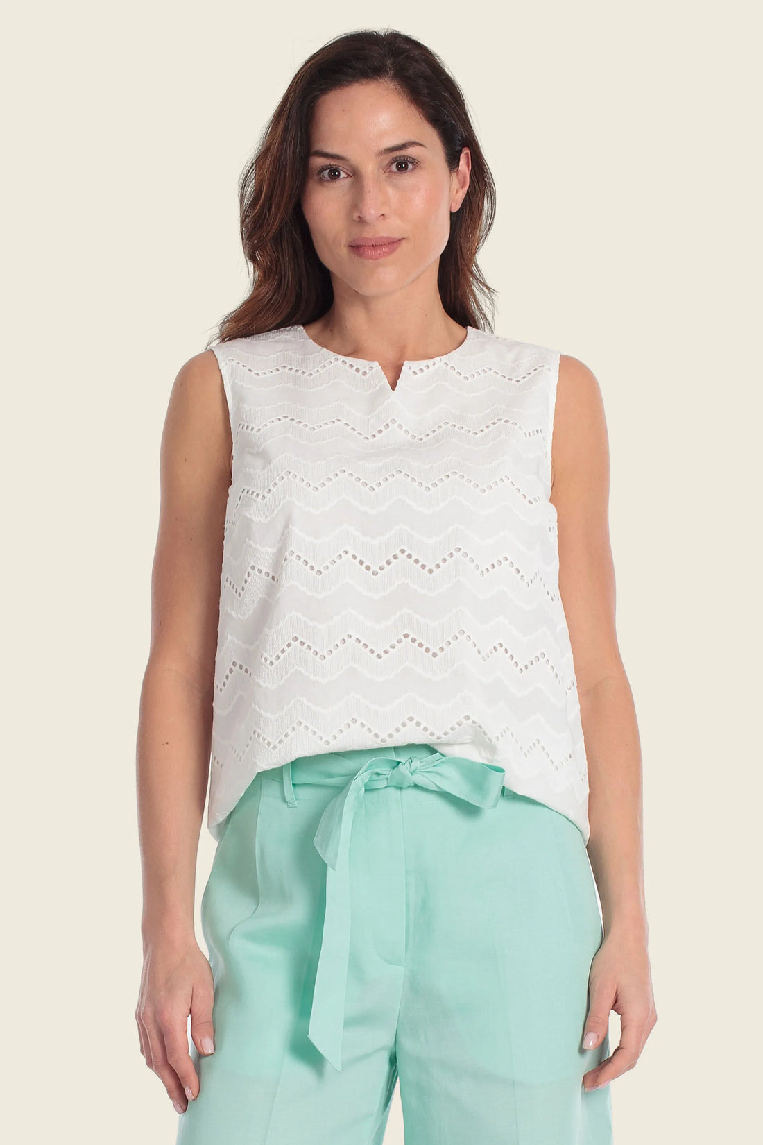 Gerry Weber White Women Blouse SKU: N61047_102 Image 01