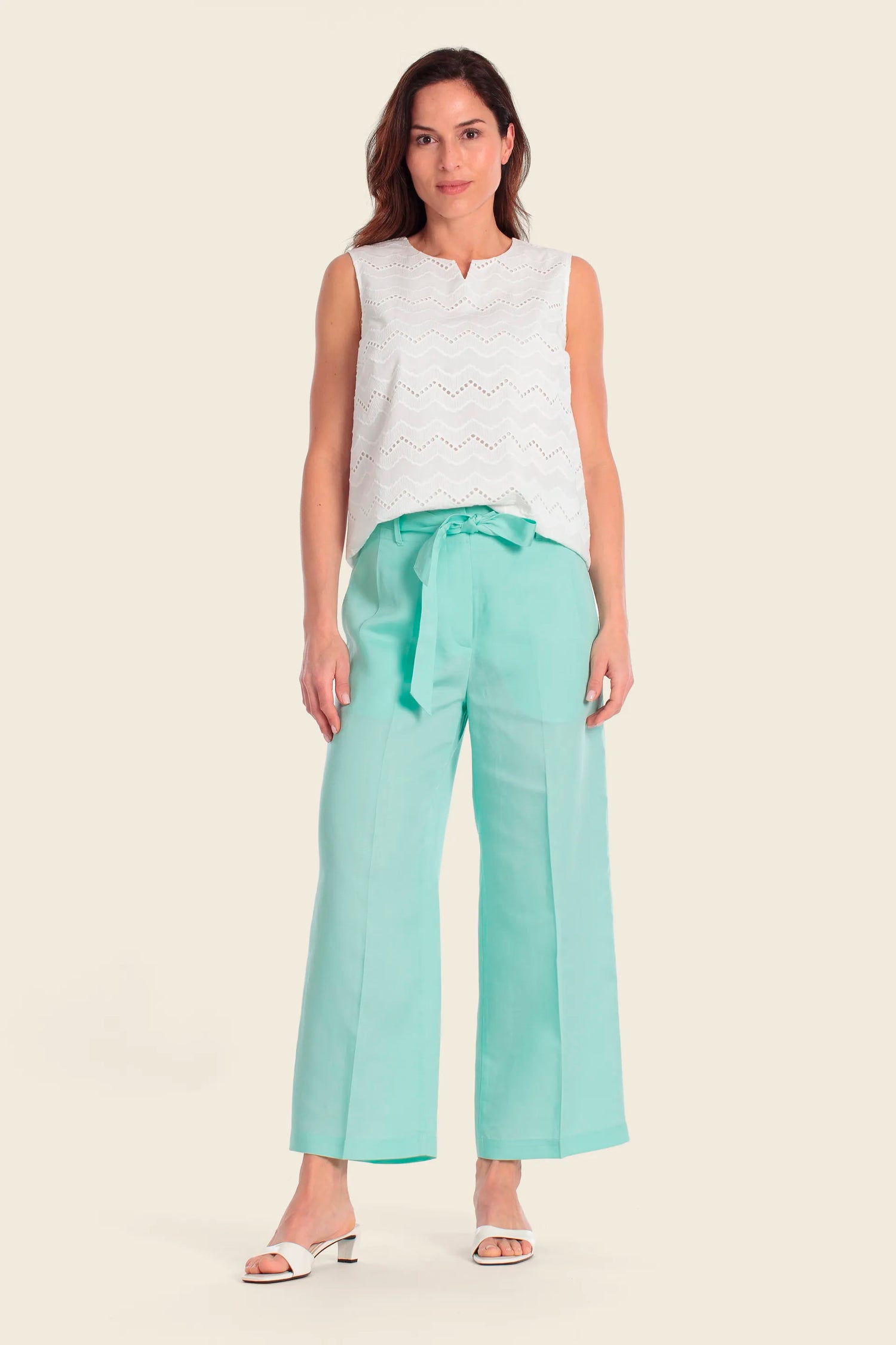 Gerry Weber White Women Blouse SKU: N61047_102 Image 03