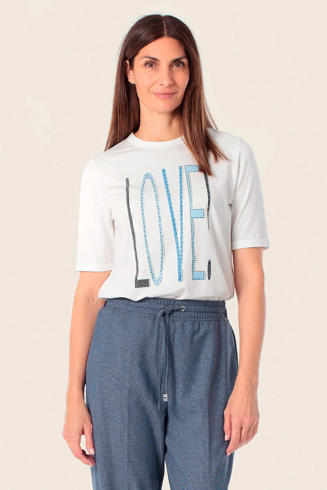 Gerry Weber 0 0 Printed T-Shirt SKU: N61700_121 Image 01