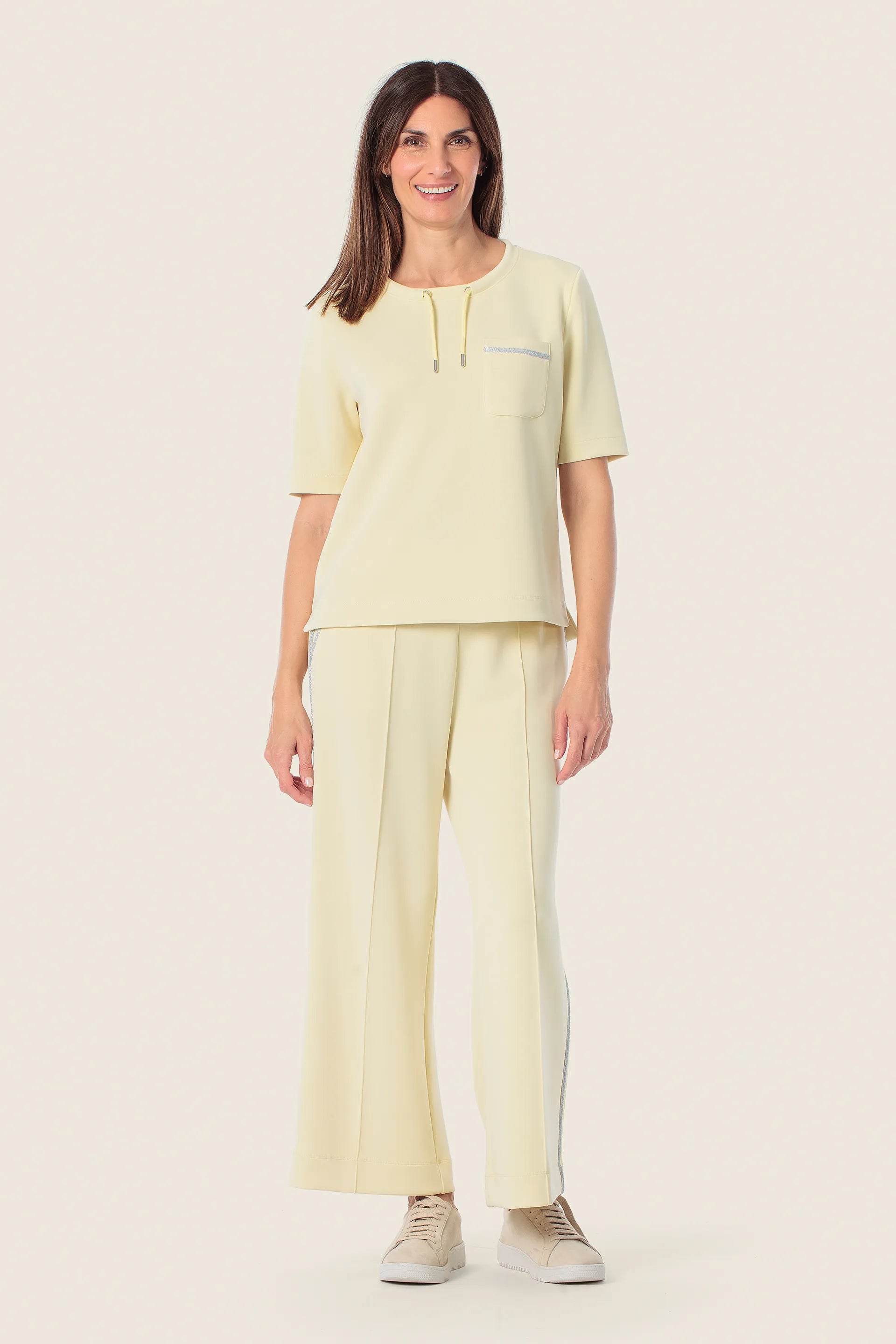 Gerry Weber Yellow Vanilla 0 Yellow Sports T-Shirt SKU: N61722_209 Image 03