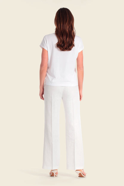 Gerry Weber White Front Print 0 White T-Shirt With Graphic Print SKU: N61743_665 Image 04