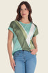 Gerry Weber Green Hazy Tea Front Print 0 T-Shirt Front Print SKU: N61745_634 Image 01