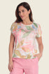 Gerry Weber Soft Leaves Print 0 T-Shirt Front Print SKU: N61746_600 Image 01