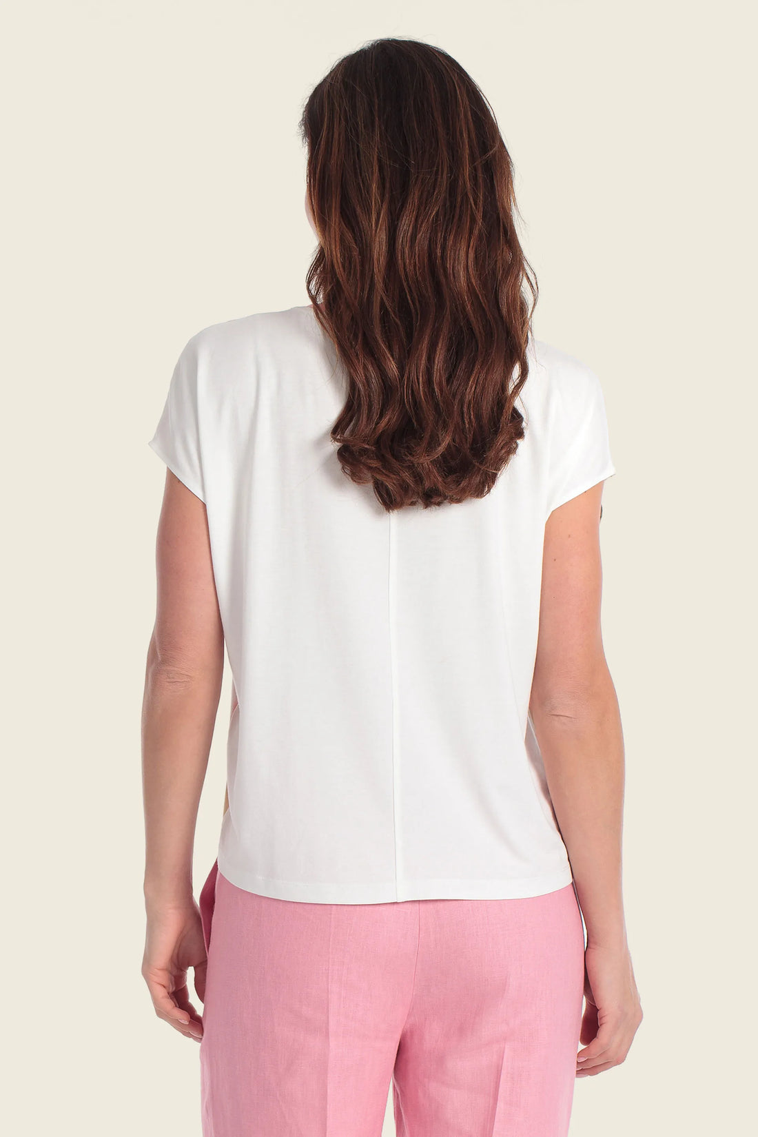 Gerry Weber Soft Leaves Print 0 T-Shirt Front Print SKU: N61746_600 Image 02