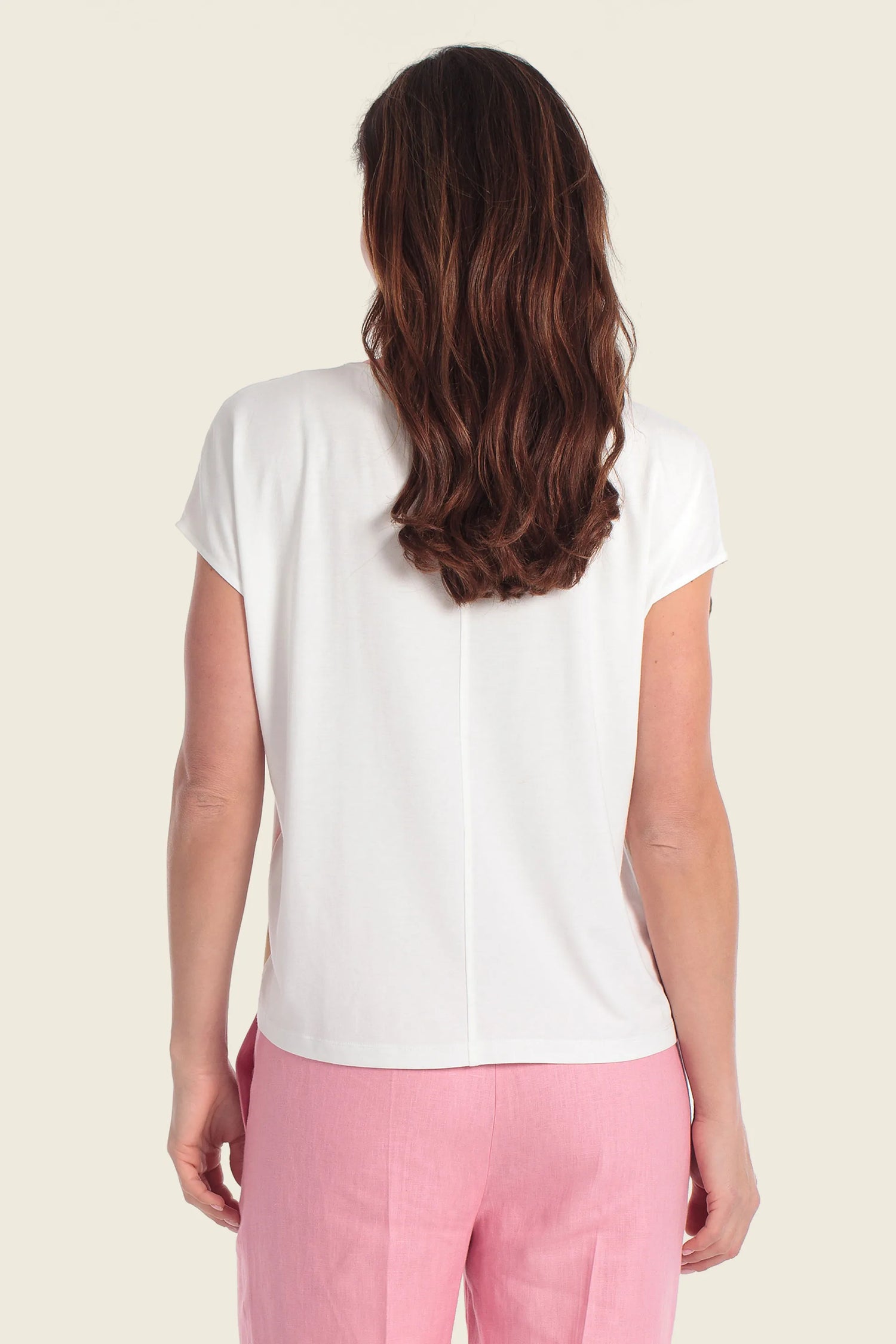 Gerry Weber Soft Leaves Print 0 T-Shirt Front Print SKU: N61746_600 Image 02