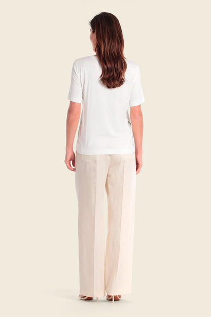 Gerry Weber White Front Print 0 White T-Shirt With Graphic Print SKU: N61781_665 Image 04