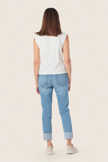 Gerry Weber White Off White 0 Sports T-ShirtWith Cap Sleeves SKU: N61950_121 Image 04