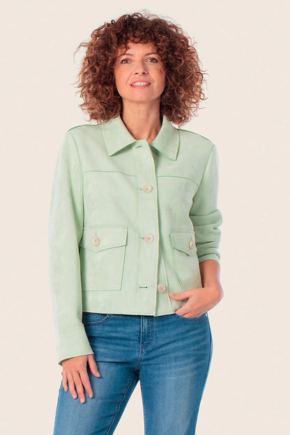 Gerry Weber Green Mint 0 Green Jacket With Buttons SKU: N62151_218 Image 01