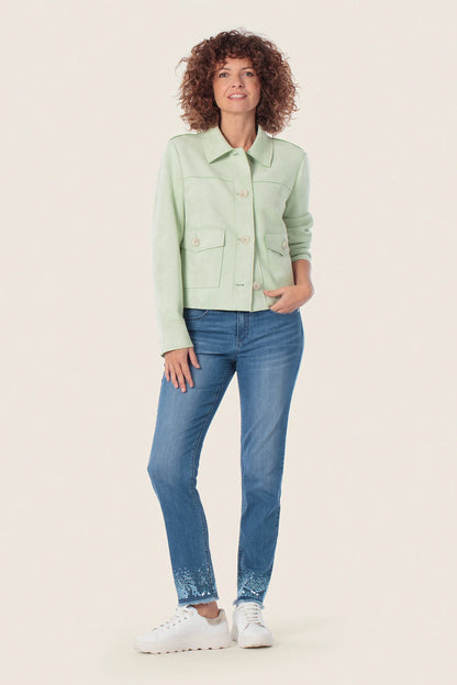 Gerry Weber Green Mint 0 Green Jacket With Buttons SKU: N62151_218 Image 03