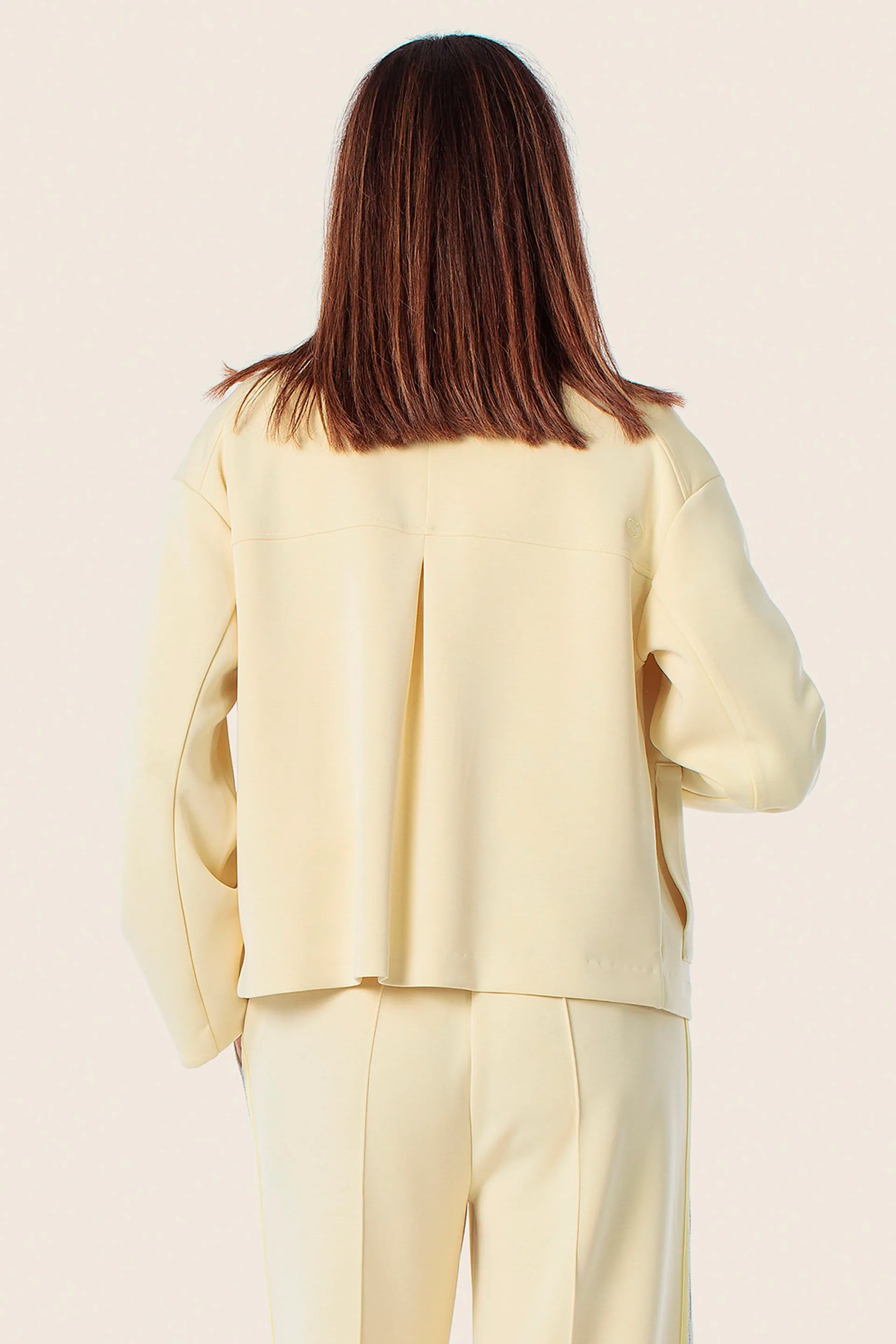 Gerry Weber Yellow Vanilla 0 Yellow Sporty Jacket With Buttons SKU: N62157_209 Image 02