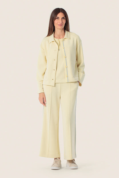 Gerry Weber Yellow Vanilla 0 Yellow Sporty Jacket With Buttons SKU: N62157_209 Image 03