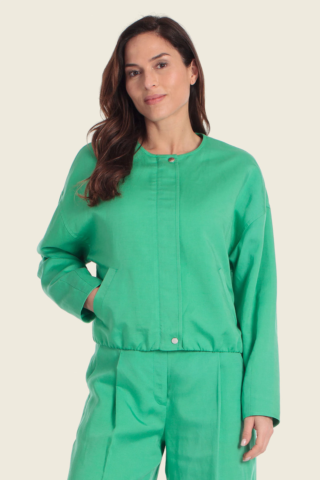 Gerry Weber Green Spring Women Jacket SKU: N62159_620 Image 01