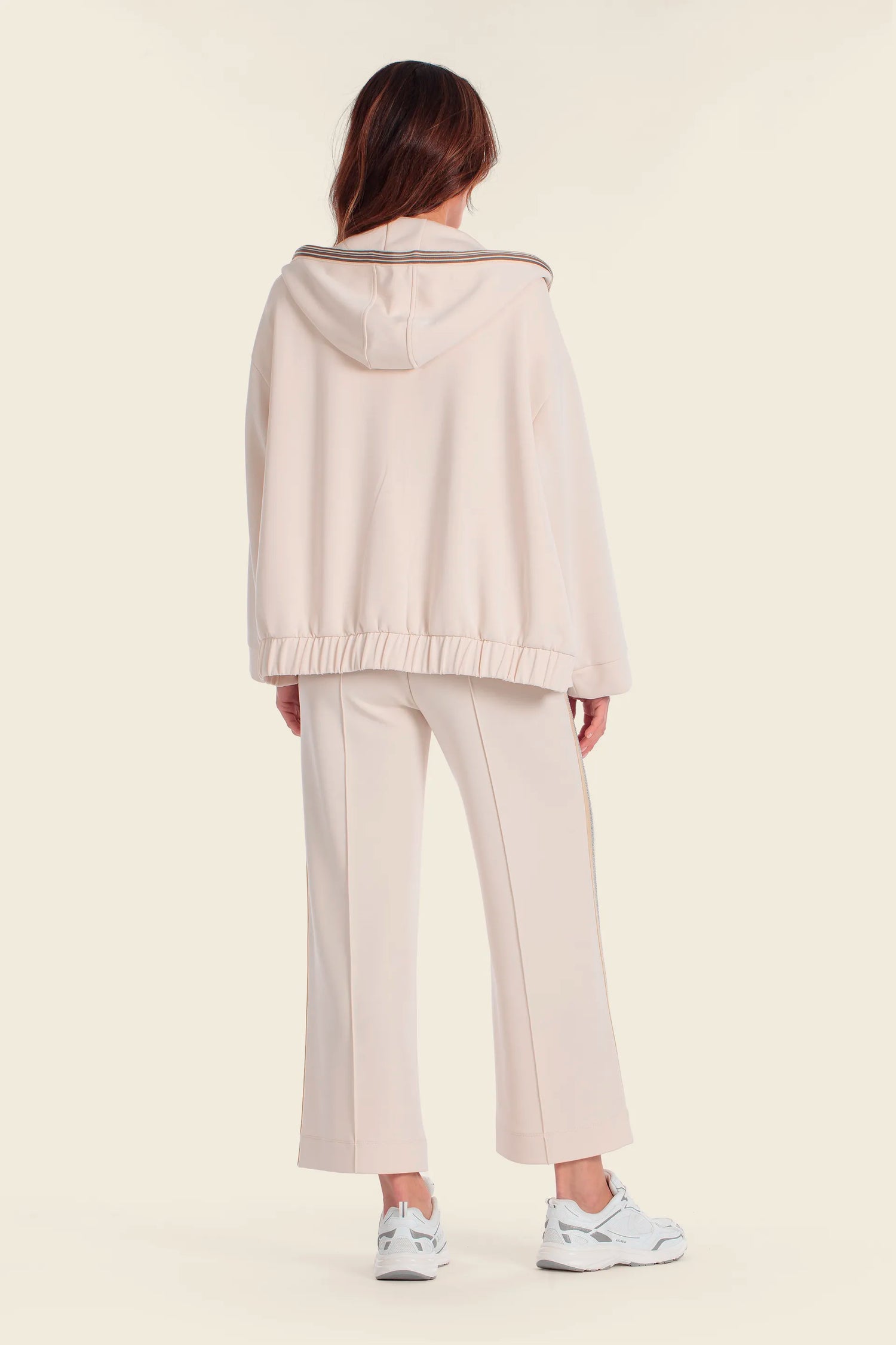 Gerry Weber Beige Sand 0 Hooded Sports Jacket SKU: N62200_129 Image 04