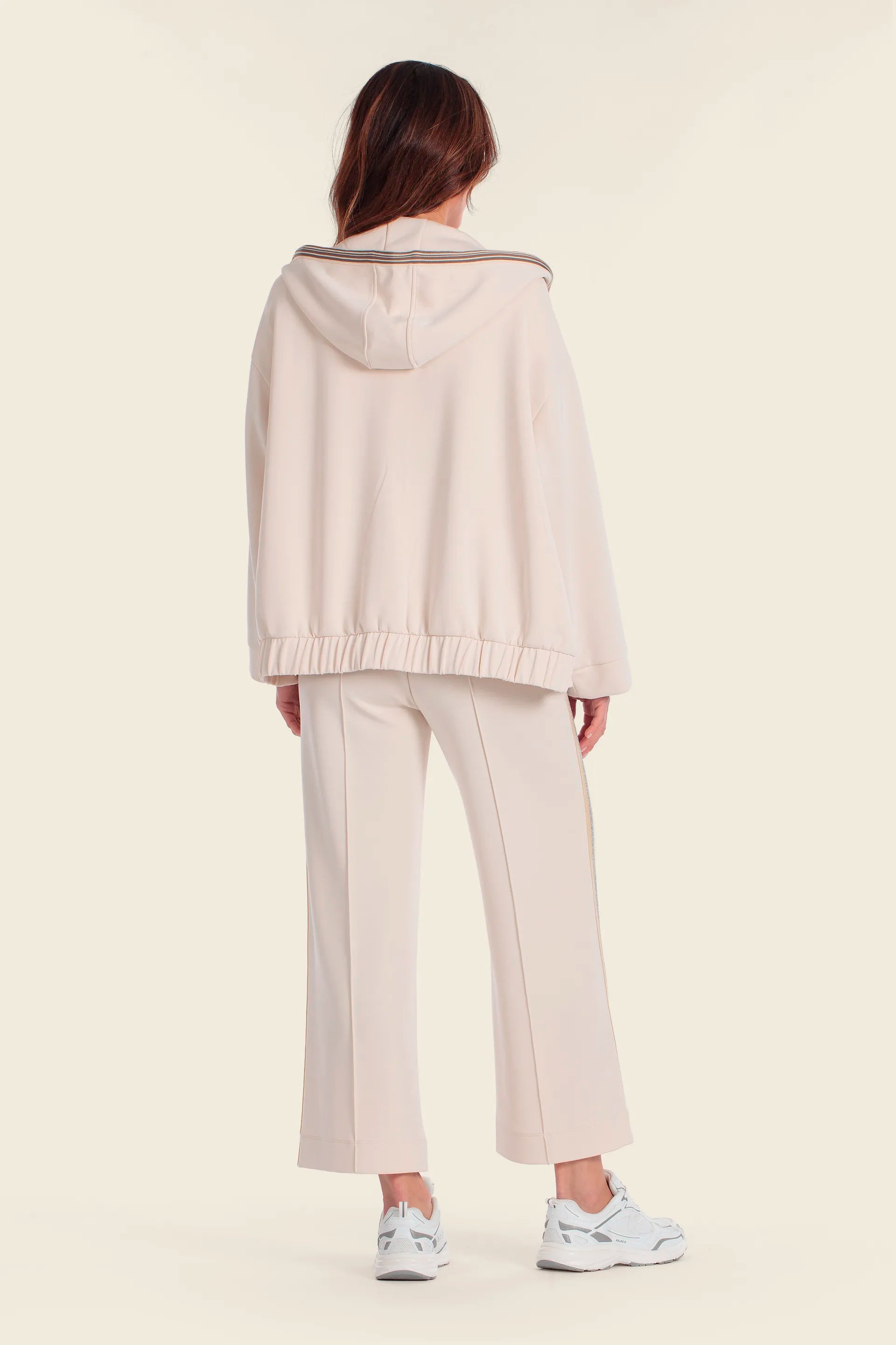 Gerry Weber Beige Sand 0 Hooded Sports Jacket SKU: N62200_129 Image 04
