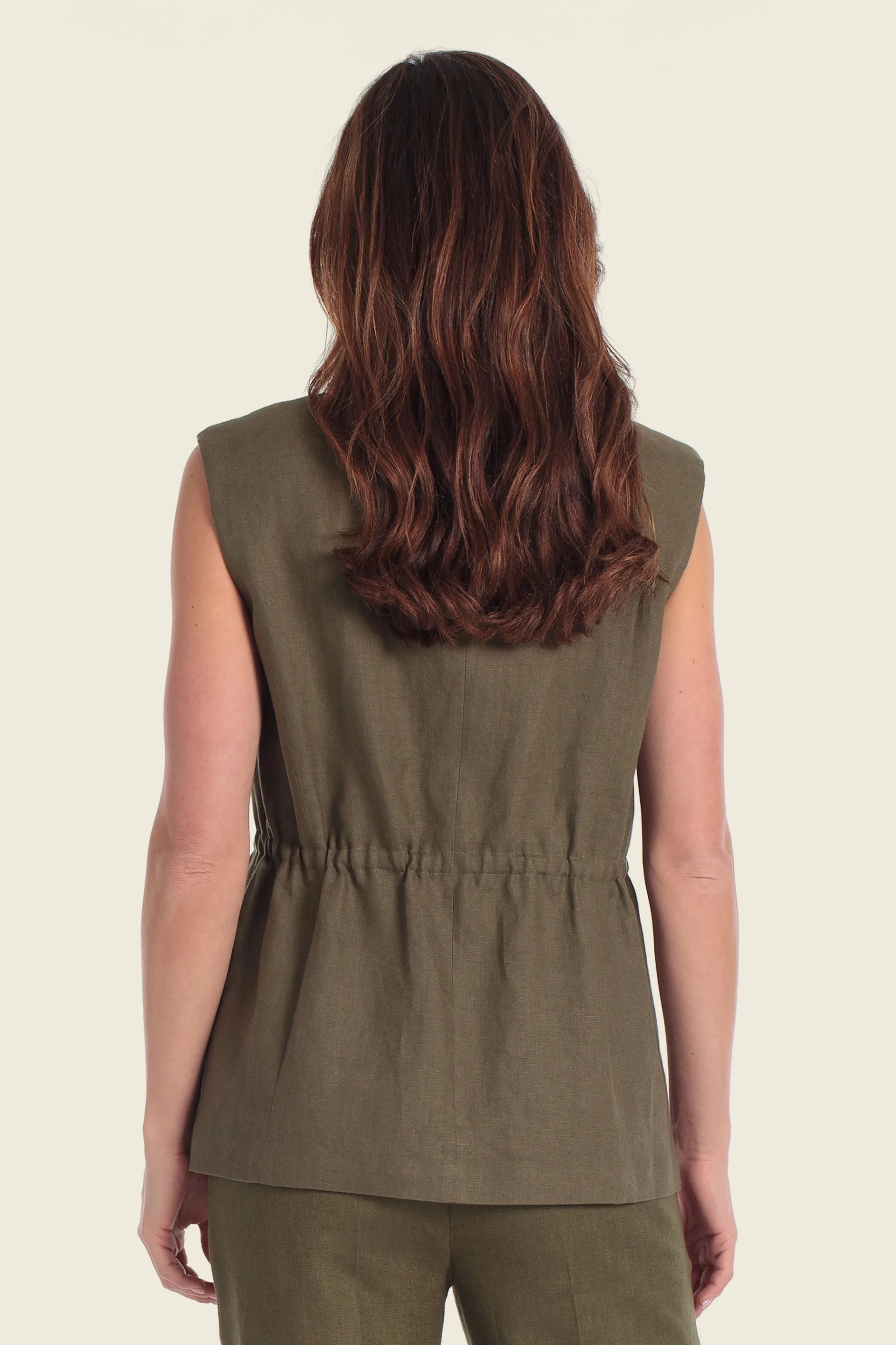 Gerry Weber Green Jungle 0 Long Green Vest SKU: N64701_174 Image 02
